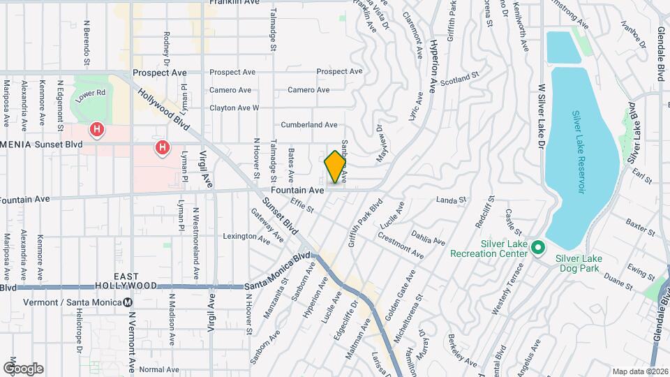 1302 Manzanita St Map and Location Details