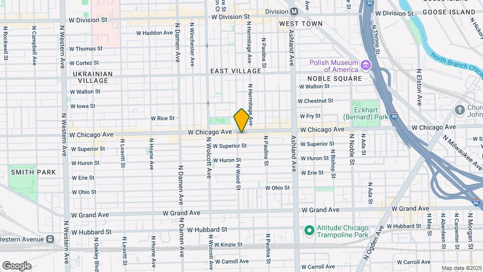 1753 W Chicago Ave Mapa y Detalles de la Ubicación