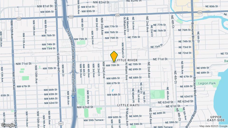 115-121 NW 70th St Map and Location Details