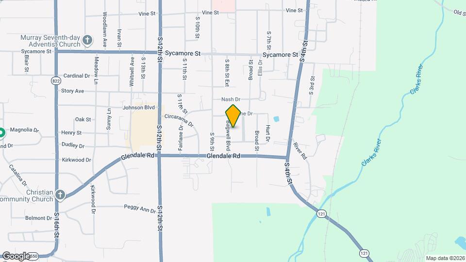 809 Bagwell Blvd Map and Location Details