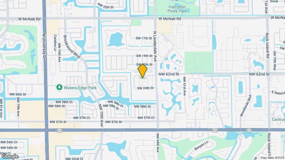 8205 SW 23rd Ct Map and Location Details