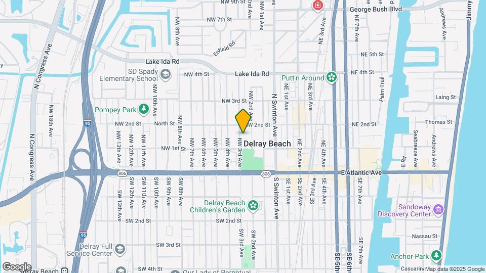 125 NW 3rd Ave Map and Location Details