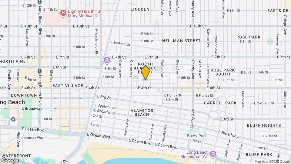 436 Almond Ave Map and Location Details