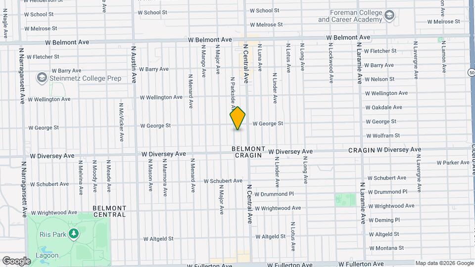 2843 N Parkside Ave Mapa y Detalles de la Ubicación