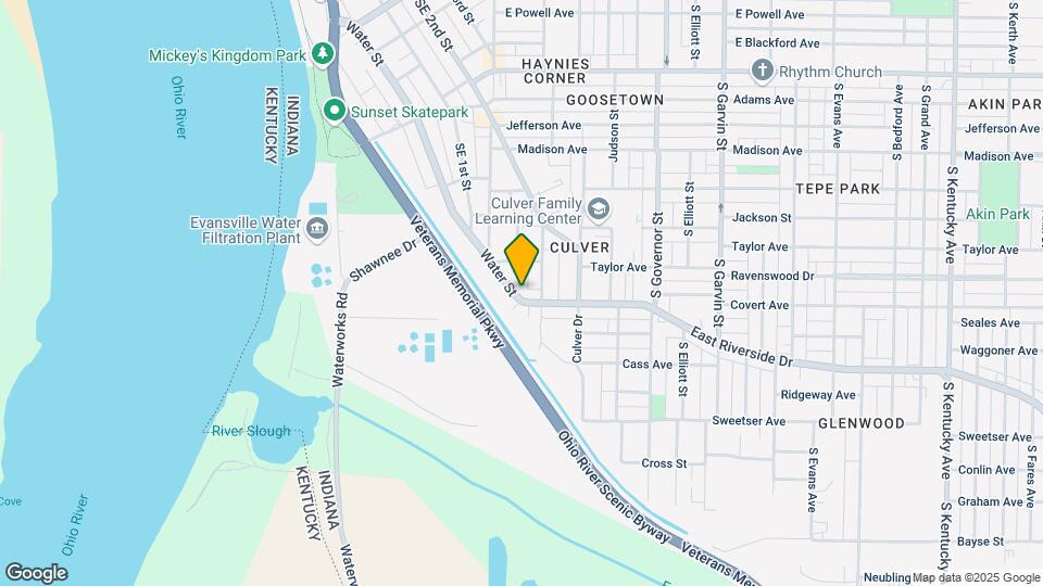 1540 SE Riverside Dr Map and Location Details