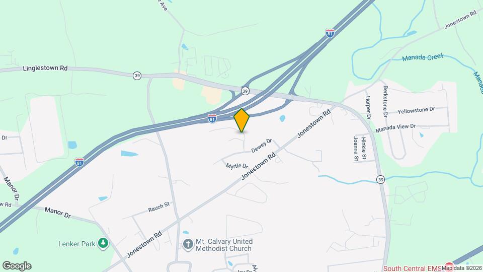 7884 Oakbrook Dr Map and Location Details