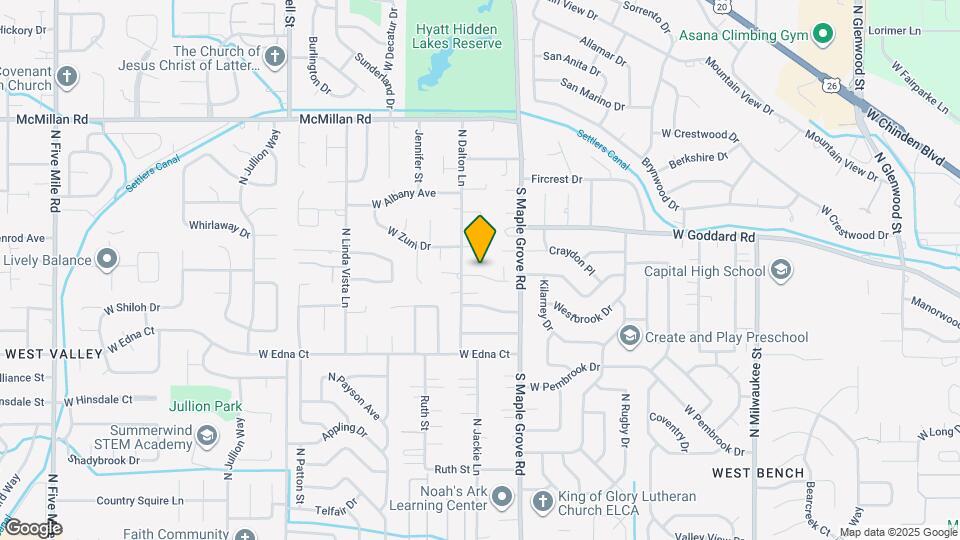 9144 W Dalton Pl Map and Location Details