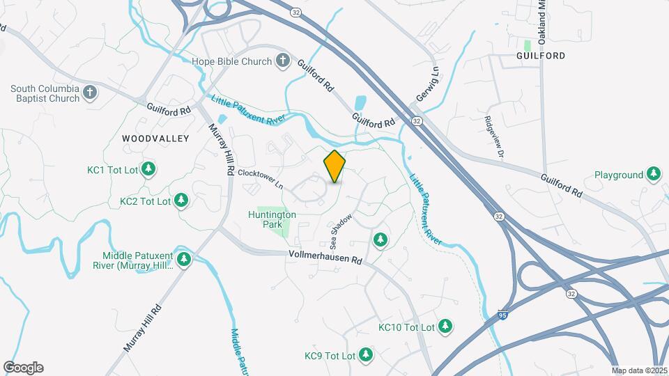 9507 Clocktower Ln Map and Location Details