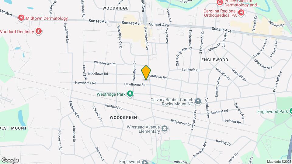 3504 Hawthorne Rd Map and Location Details