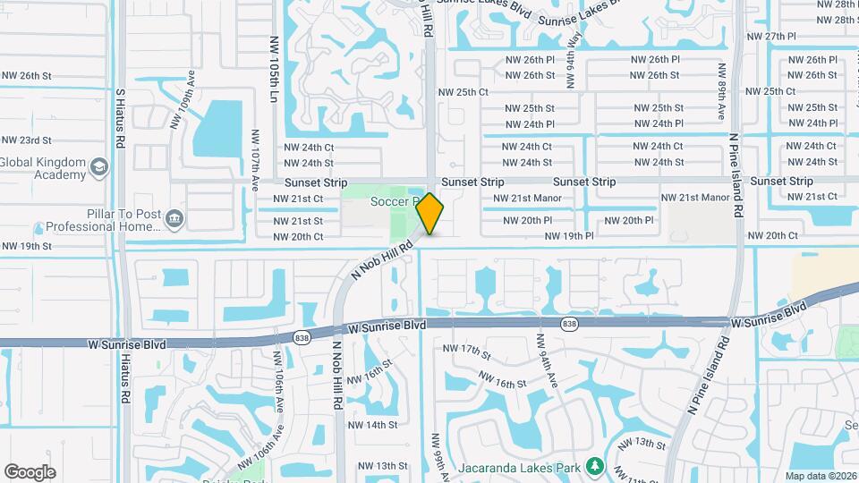 9944 NW 19th Pl Map and Location Details
