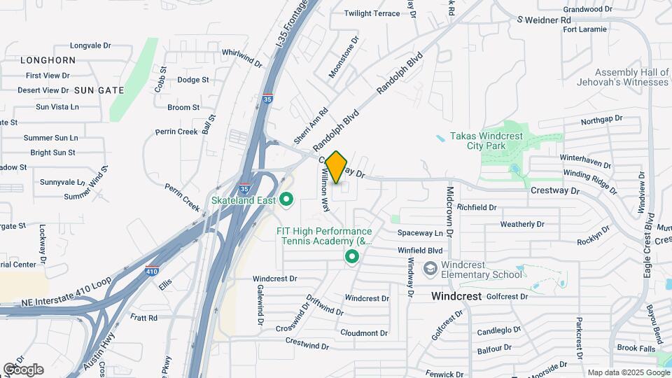 9130 Windgarden Cir Map and Location Details