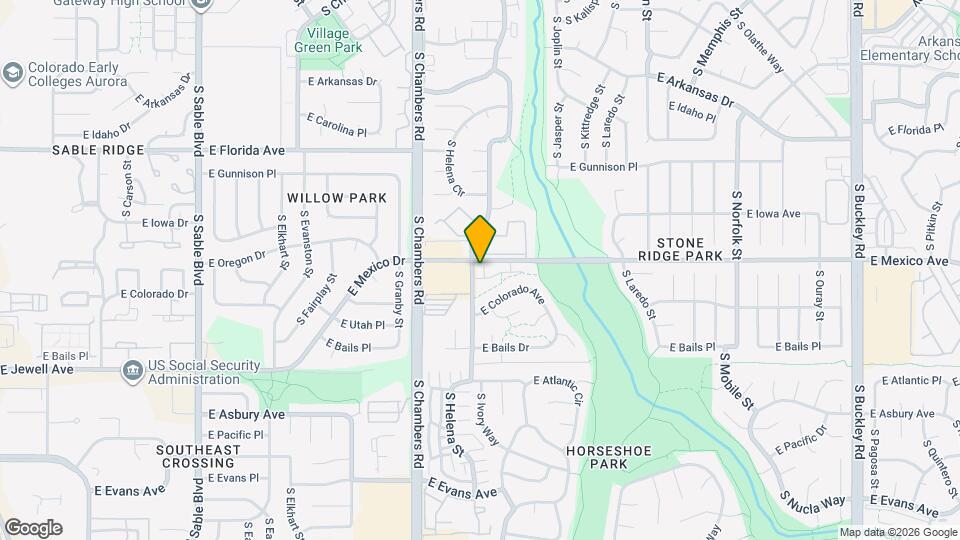 1730 S Helena St Map and Location Details