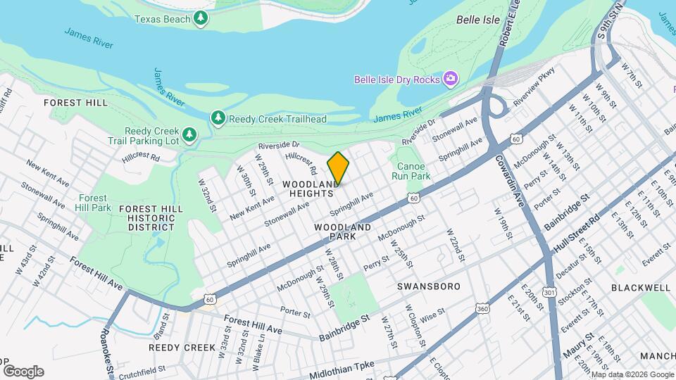 618 W 26th St, Unit Downstairs Unit Mapa y Detalles de la Ubicación