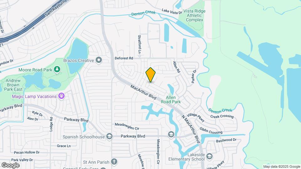 719 Woodlake Dr Map and Location Details