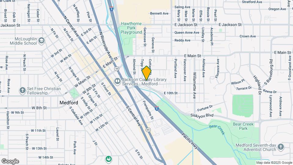 741 E 9th St Map and Location Details
