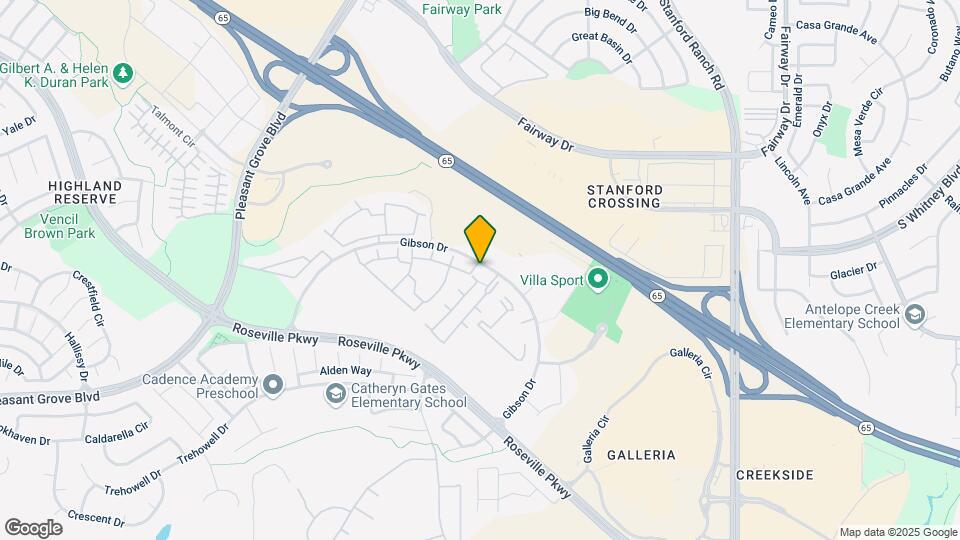 501 Gibson Dr-Unit -411 Map and Location Details