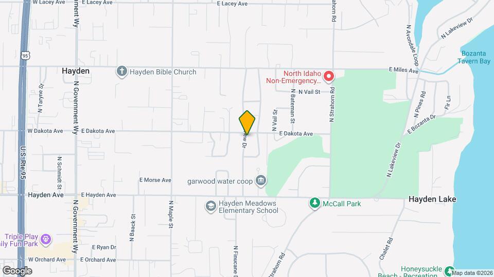 9972 N Hillview Dr Map and Location Details