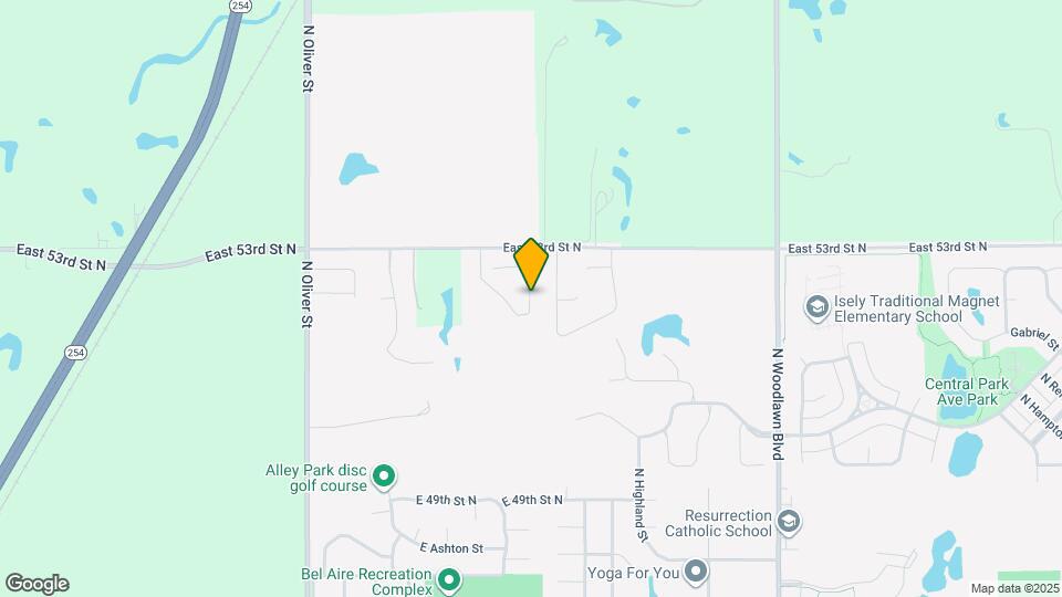 5401 N Colburn St Map and Location Details