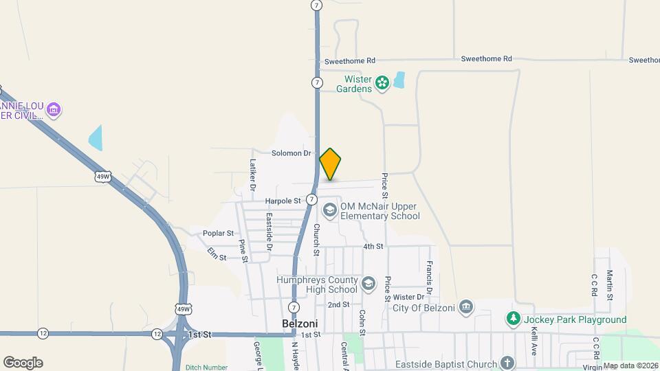 105 Harvey Street Map and Location Details