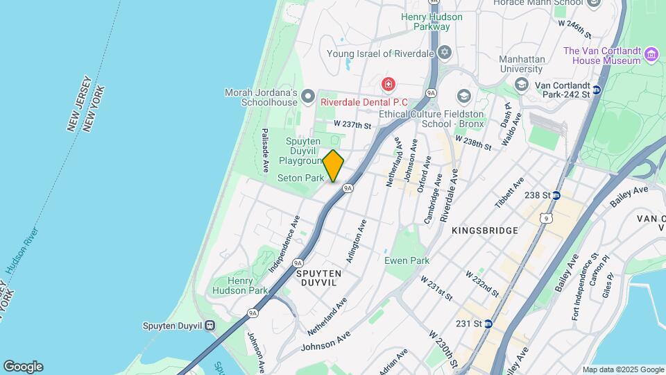 3333 Henry Hudson Pkwy W, Unit 7C Map and Location Details