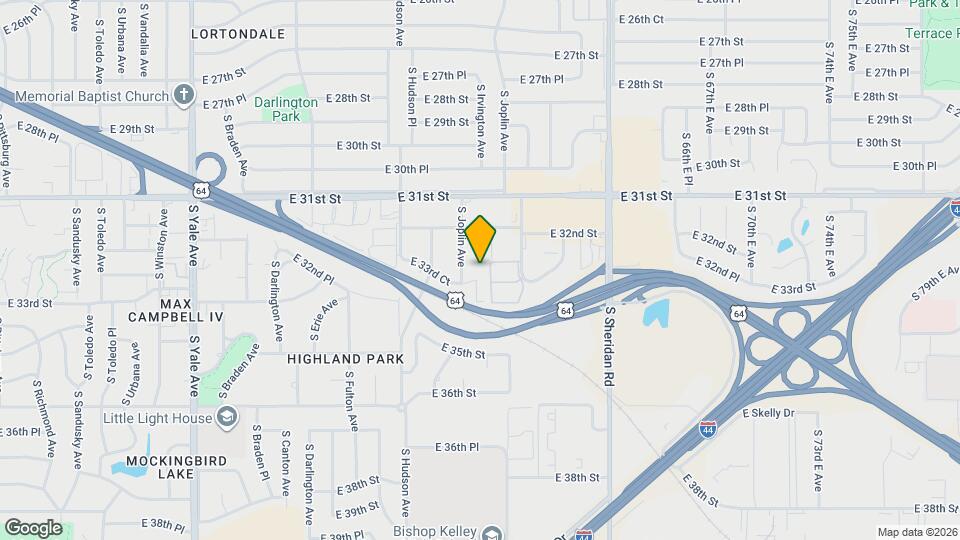 5919 E 33rd Ct Map and Location Details