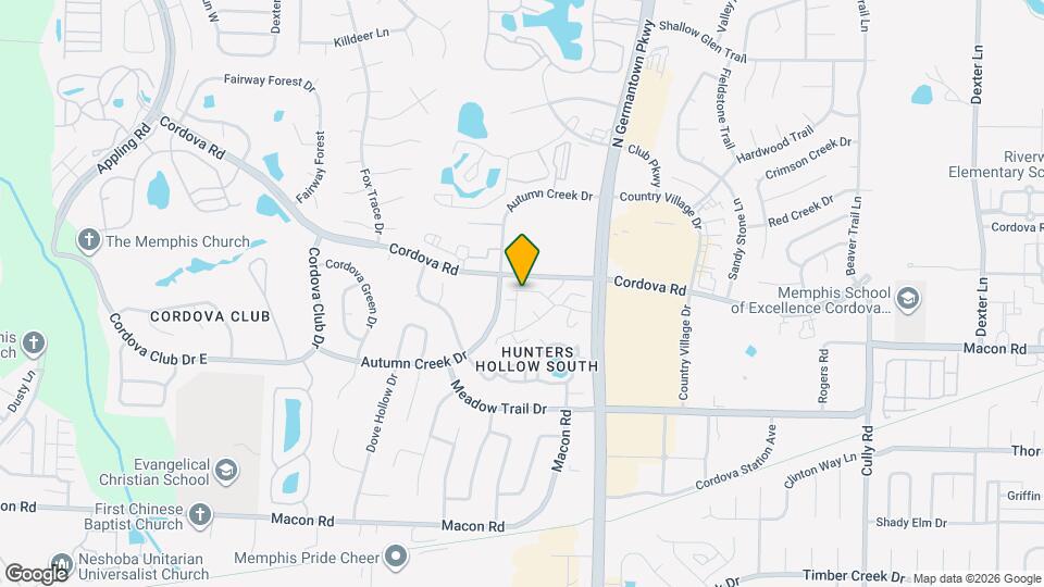 Cordova Creek Apartments Map and Location Details