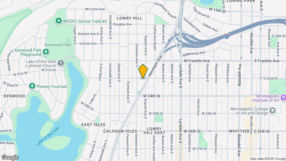 2200 Dupont Ave S Map and Location Details