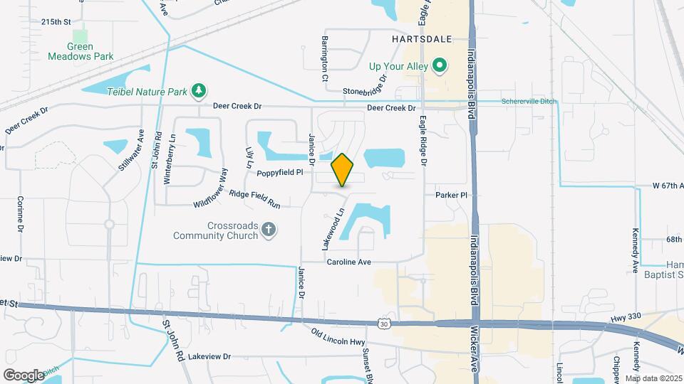 1102 Lakewood Ct Map and Location Details