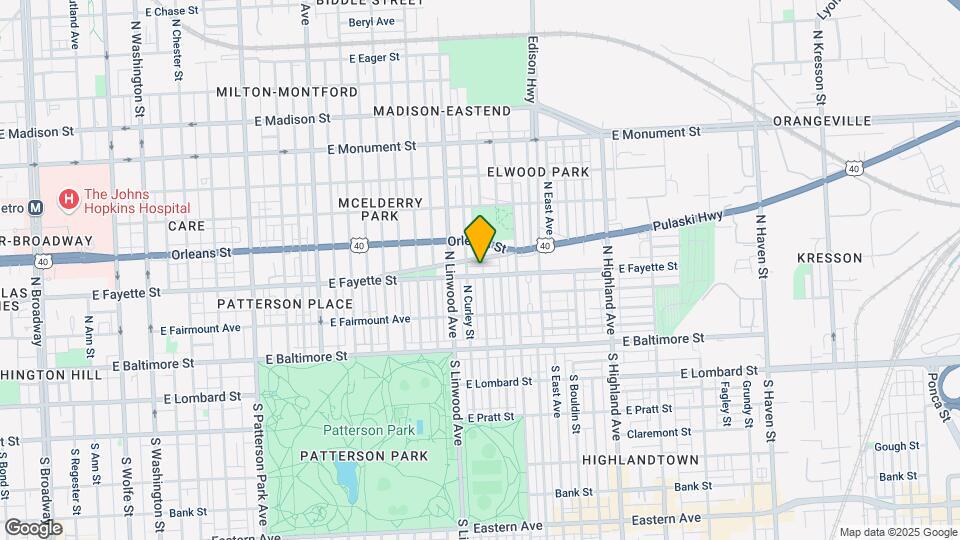 2942 E Fayette St Map and Location Details