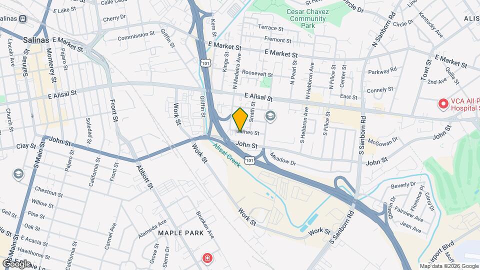 516 James St Map and Location Details