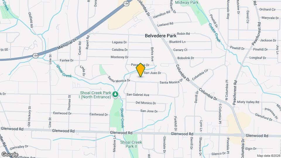 3010 Santa Monica Dr Map and Location Details