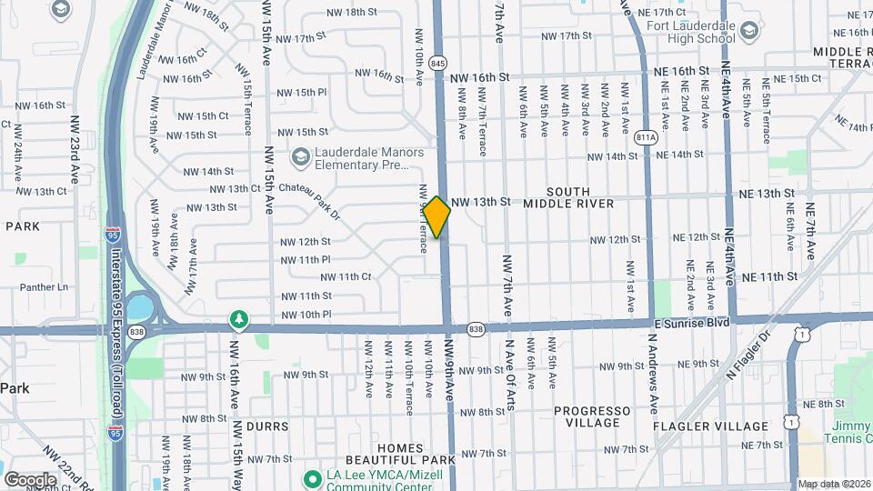 1147 NW 9th Ave Map and Location Details