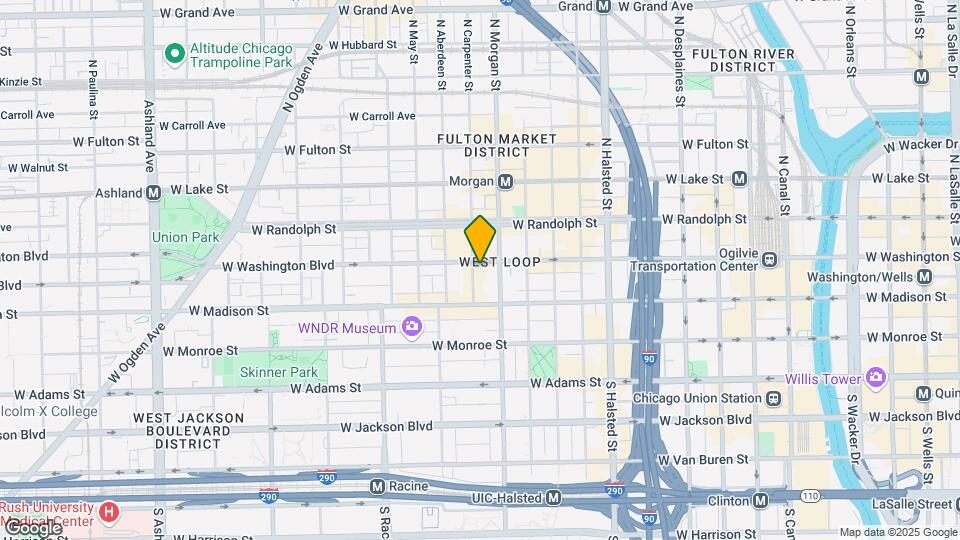 1017 W Washington Blvd, Unit 24D Map and Location Details