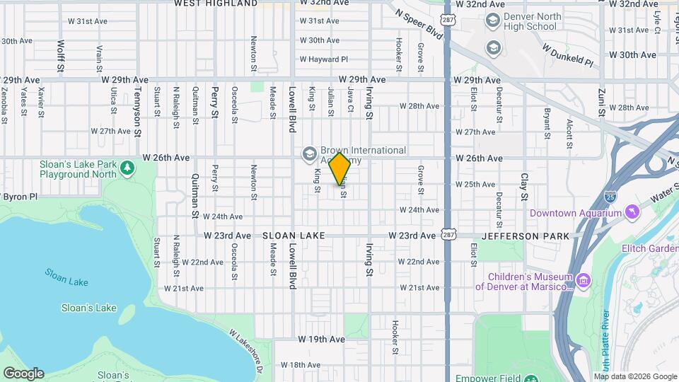 2445 Julian St Map and Location Details