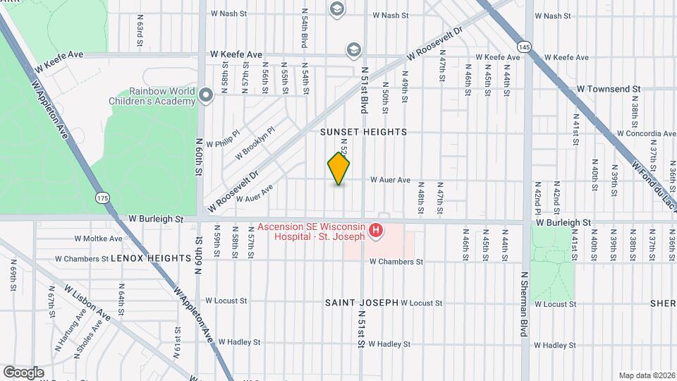 3155 N 52nd St Map and Location Details