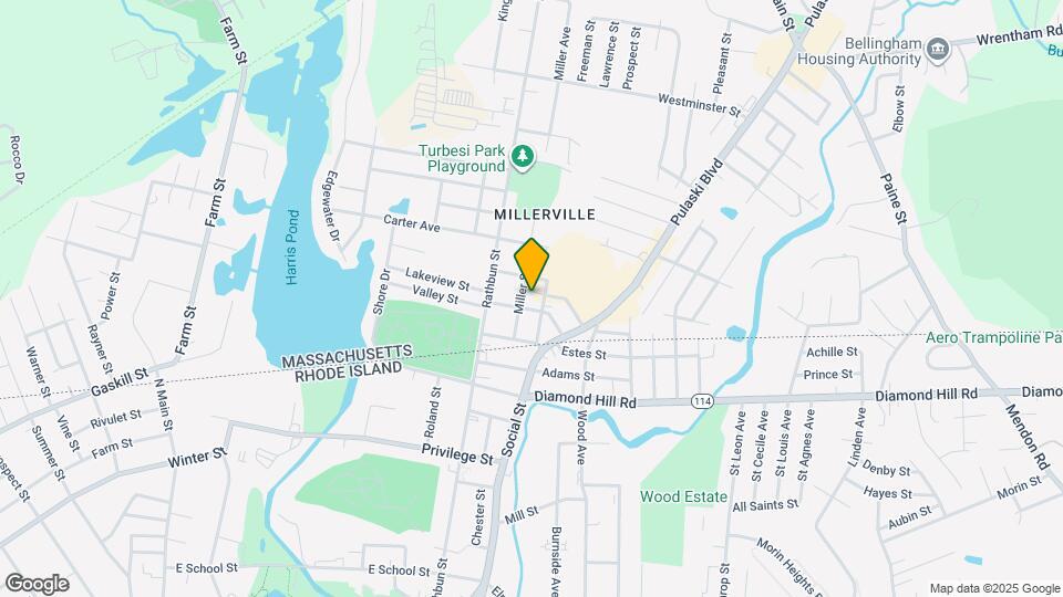 21 Miller St, Unit Apt 1 Map and Location Details