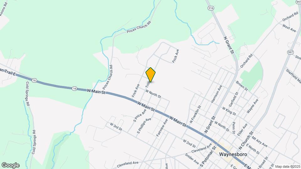 127 Tritle Ave Map and Location Details