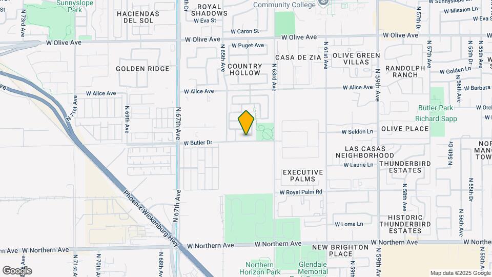 6415 W Seldon Ln Map and Location Details