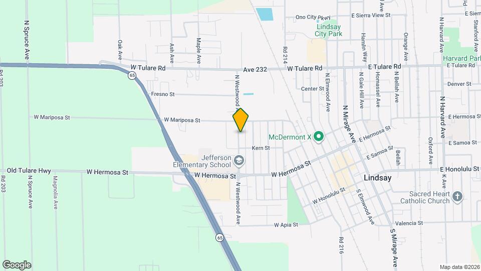 440 N Westwood Ave Mapa y Detalles de la Ubicación