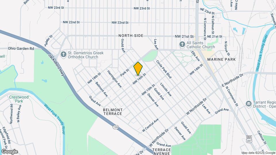 818 NW 16th St Map and Location Details