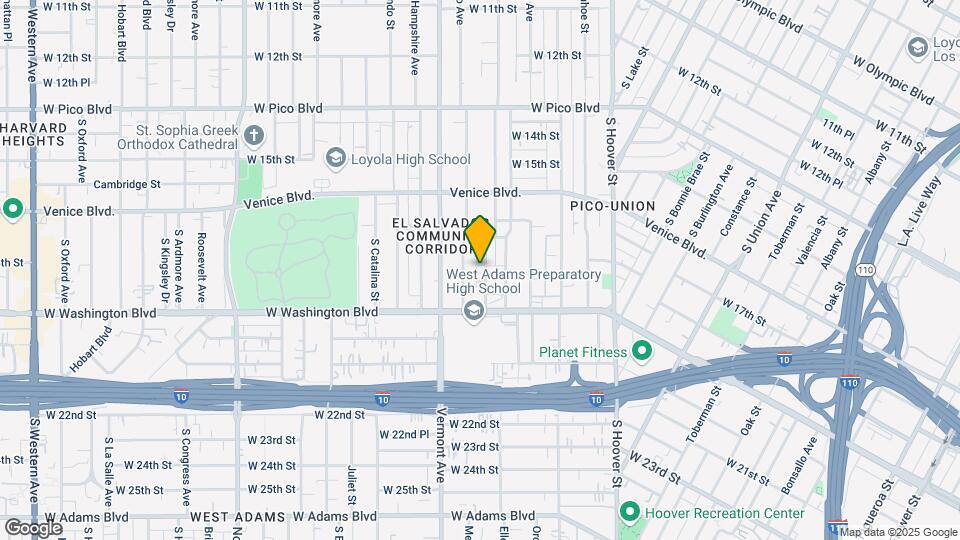 1801 S Westmoreland Ave Map and Location Details