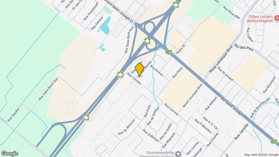 1500 Bernier Rue Map and Location Details