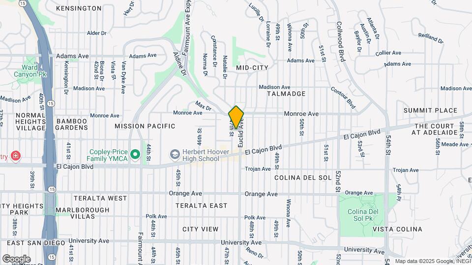 Talmadge Area Apartments Map and Location Details