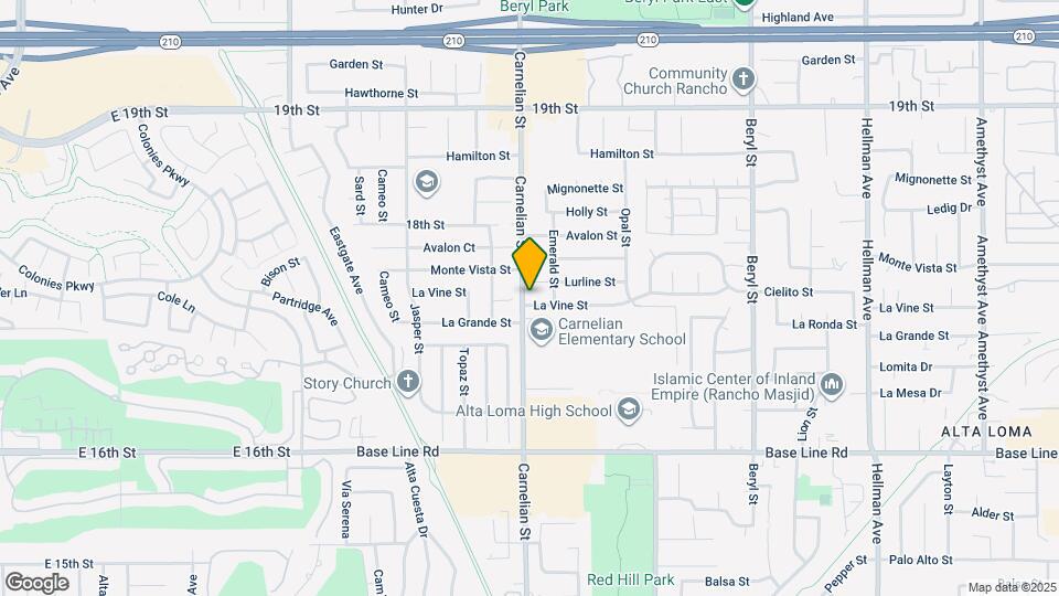 8714 La Vine St Map and Location Details