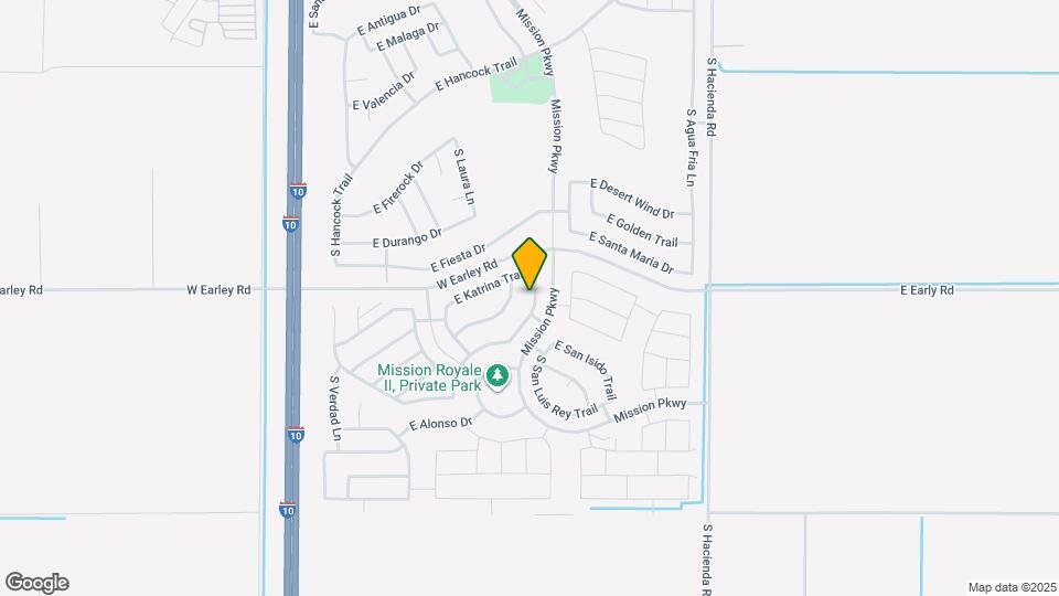 207 S La Amador Trail Map and Location Details