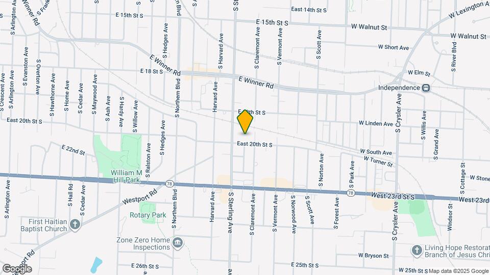 11222 East 20th St S Map and Location Details