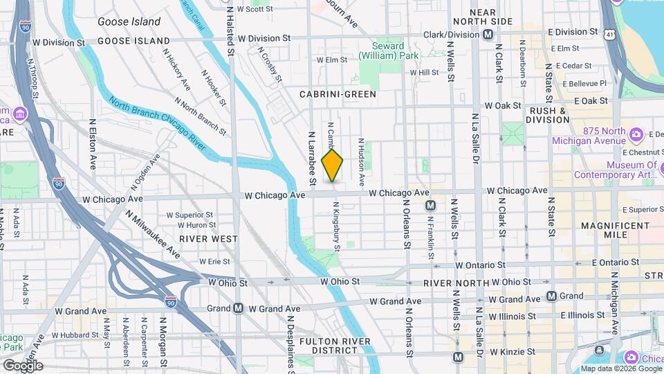 806 N Cambridge Ave Map and Location Details