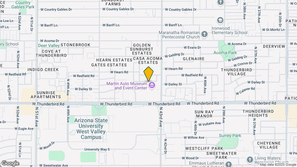 4331 W Dailey St Map and Location Details