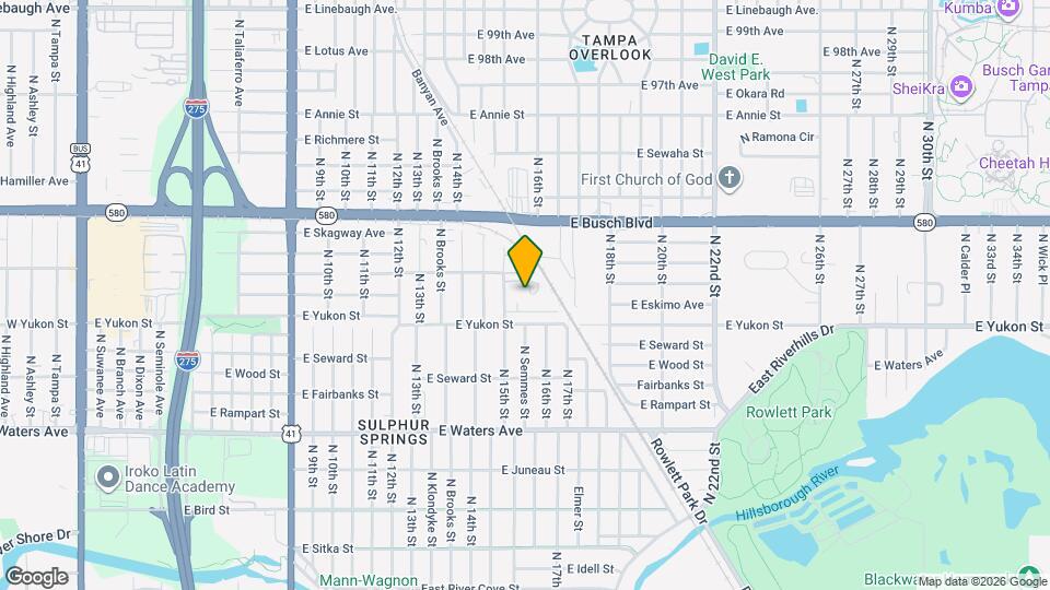 1505 E Humphrey St Map and Location Details