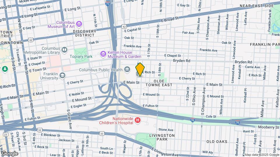 287-293 S Monroe Ave Mapa y Detalles de la Ubicación